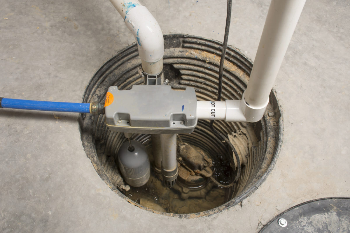 Sump pump with basin issues