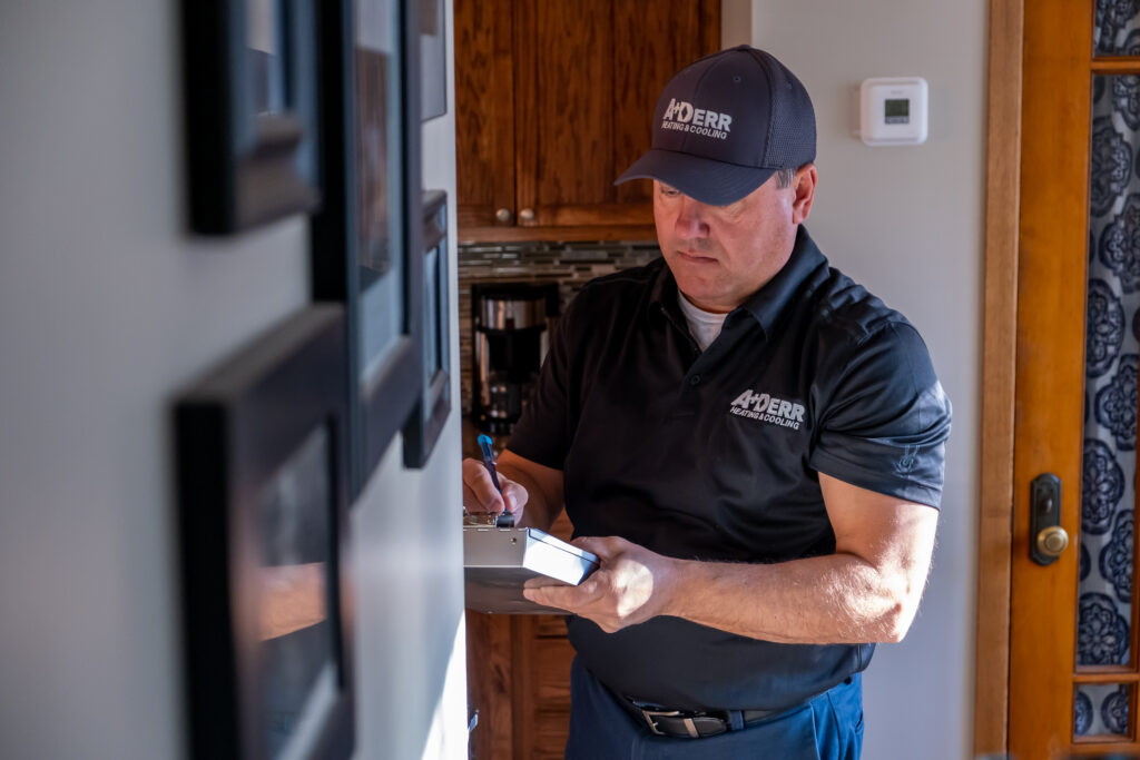 Plumber doing inspections
